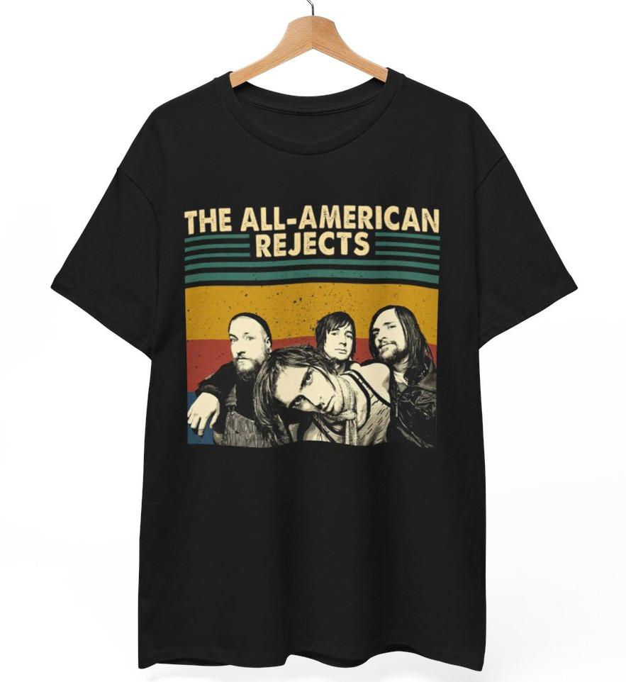 The All American Rejects Band Vintage T-Shirt American Rejects Gift Unisex tee Unisex T-Shirt S