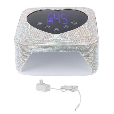 72W Nail Lamp 30PCS Light Chips 10S Fast Curing Nail Dryer with 5 Timer Settings for Gel Nails