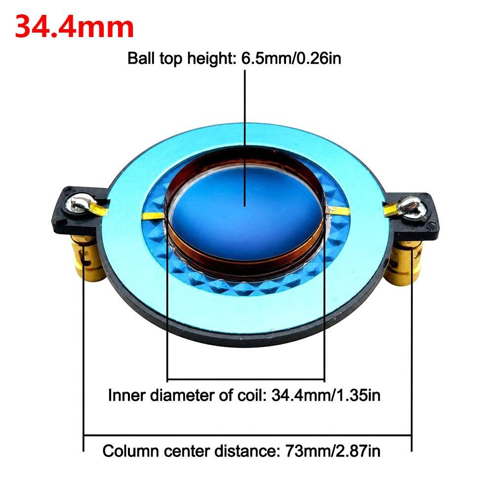 1Pcs 34.4/44.4/51.2/72.2/74.5mm Tweeter Voice Coil Membrane for DIY Treble Speaker Repair