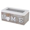 Tea Bag Jewelry Organizer Storage Box Desktop Container