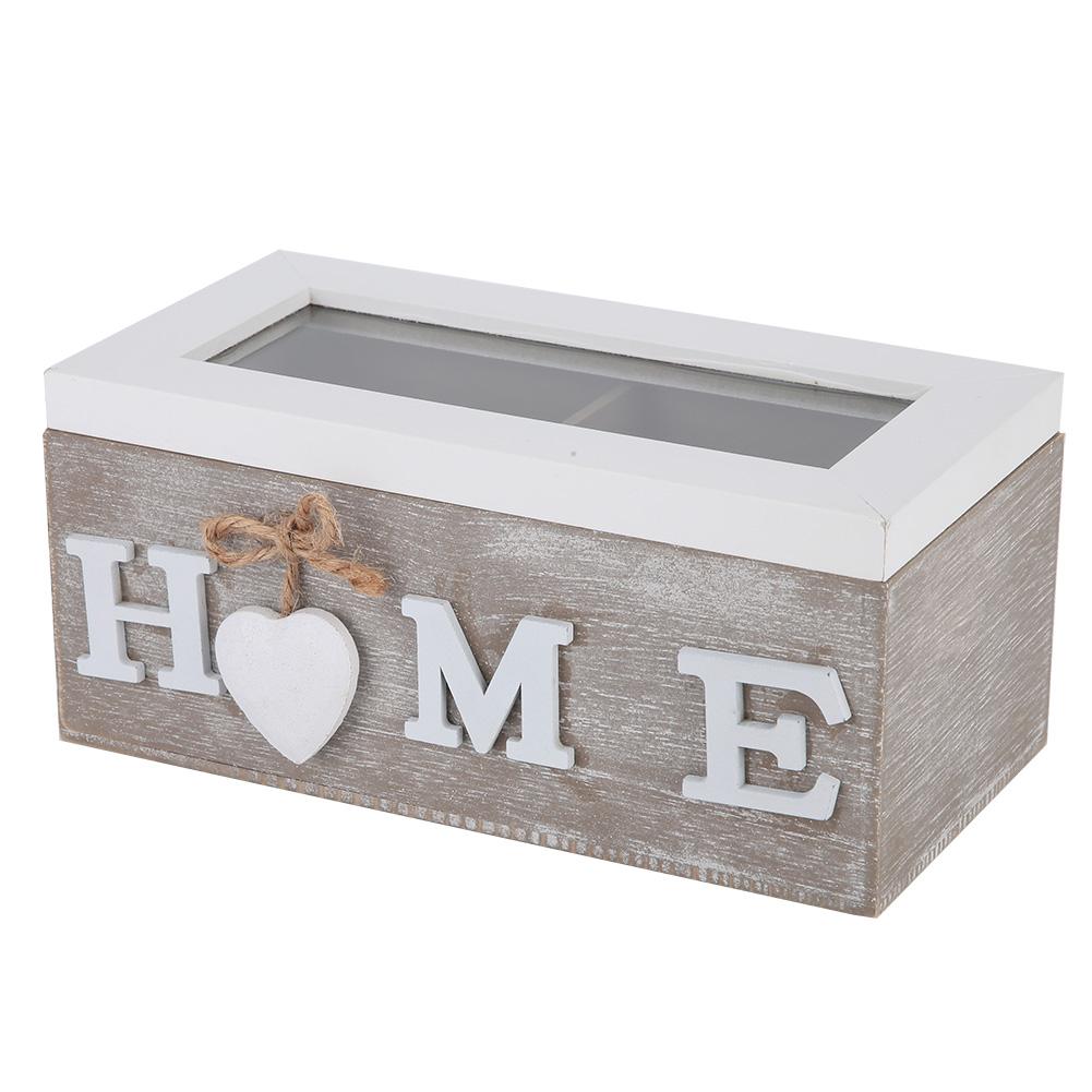 Tea Bag Jewelry Organizer Storage Box Desktop Container