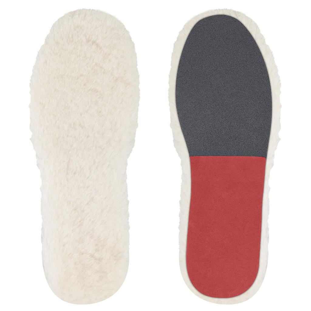 Men's UGG Sheepskin Insoles with UGG Fleece, Warm and Fluffy Insoles (Size: 28cm)