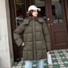 Popular large twill hooded waist cotton clothes women with gloves pockets multi-color mixed batch live broadcast supply women