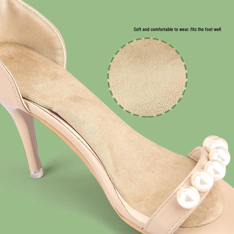 Women's Transparent High Heel Insole: Soft, Non-Slip, Arch Support Pad for Summer Sandals