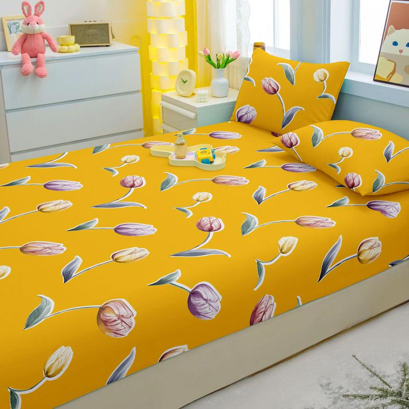 1 Enkelt Moderne Plante Blomst Trykt Matt Laken, Soverom Trykt Sengedekke, Sengetøy (Eksklusive putevar)