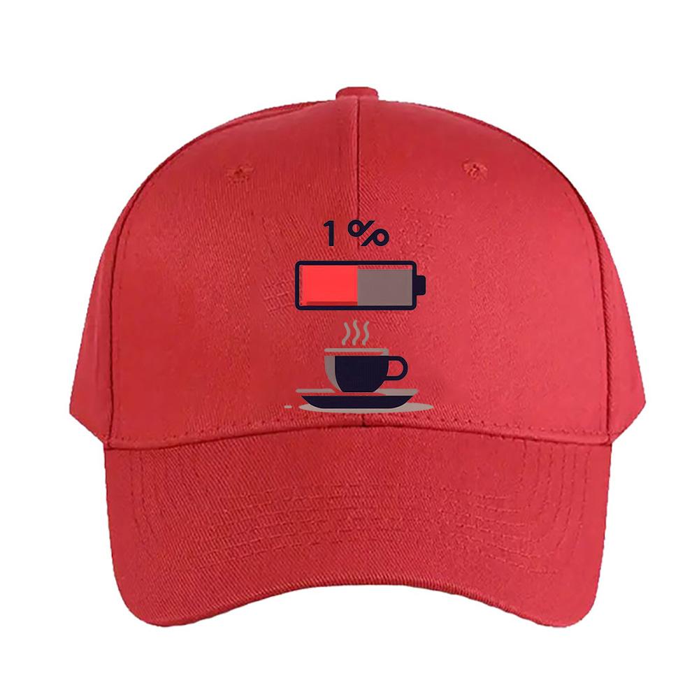 Battery at Powered by Coffee Woman Man Baseball Cap Adult Adjustable with Curved Brim Hiking Fishing Hat trucker cap