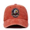 Adjustable Retro with American Flag  Eagle Print  Breathable Washable Hat Suitable for Casual Casual Attire Hand Washable