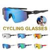 Personalized New Sunglasses Outdoor Colorful High-definition Cycling Glasses Windproof Eye Protection Sports Glasses 9861