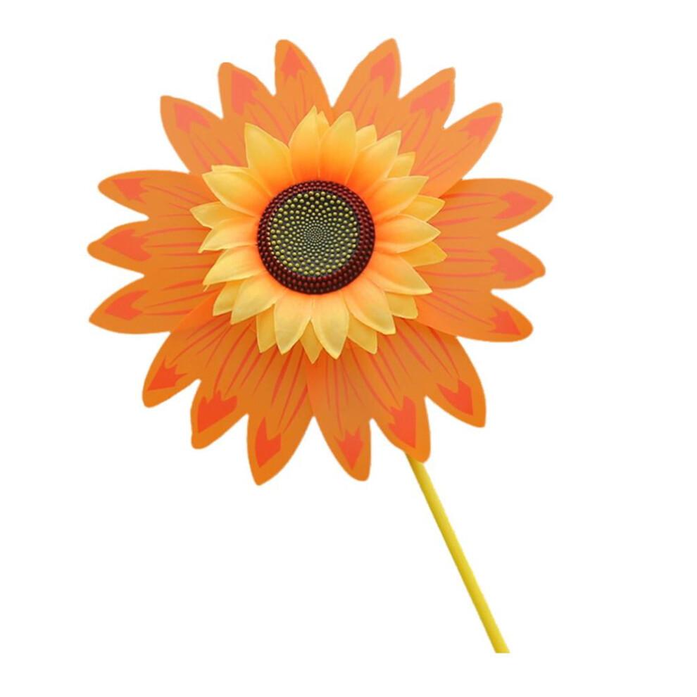 WSRRDRECVHi Sunflower Patio Lawn Pinwheel Wind Spinner Garden Windmill For Garden Party
