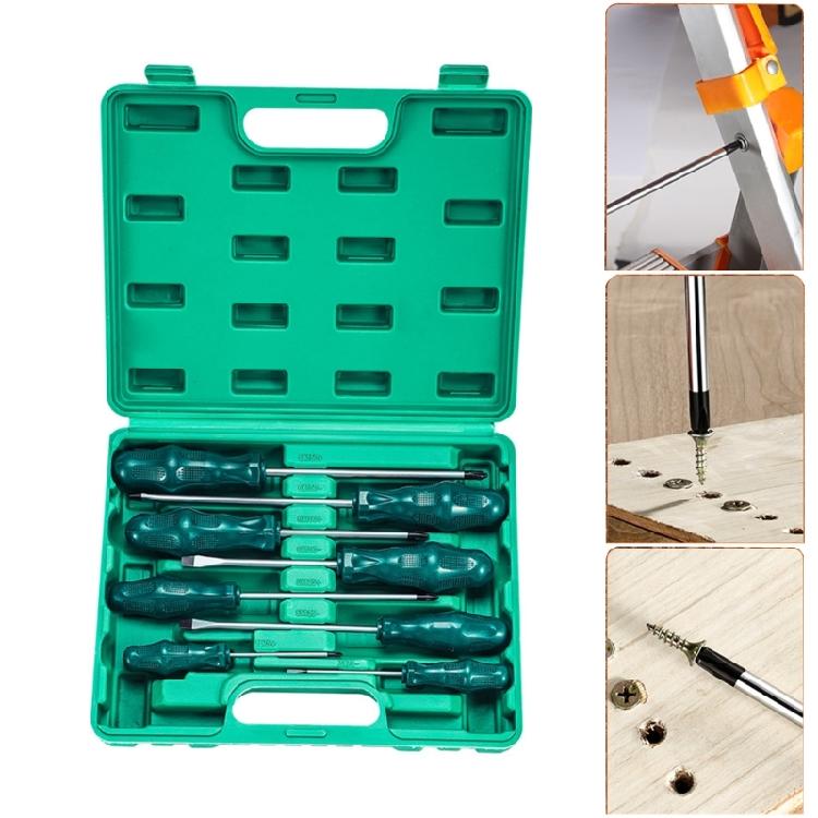 8Pcs Multifunction Screwdriver Set Magnetic Screwdriver Cross Slotted