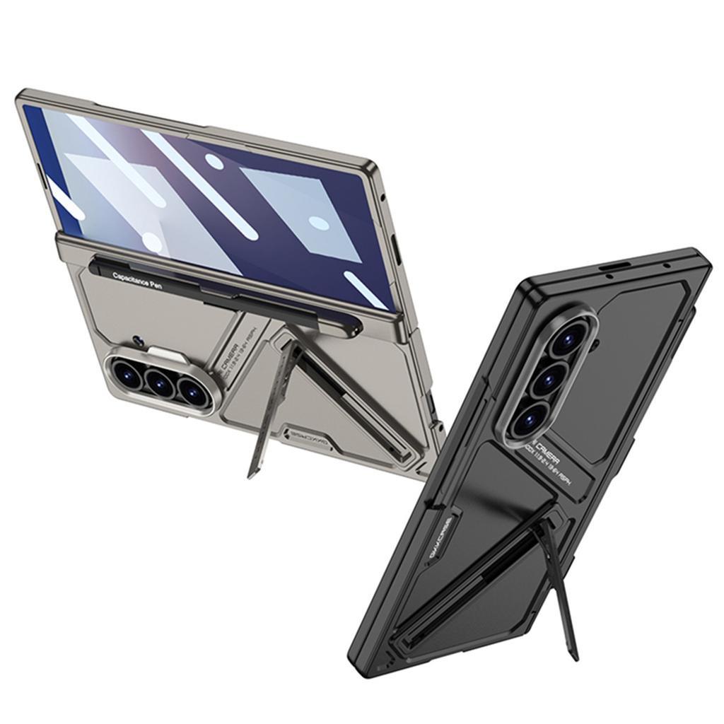 Samsung ZFold7 Mobile Phone Case High End Bracket Ultra Thin Rotating Shaft Pen Slot with Pen Shell Film Full Include Anti Fall Hard Shell