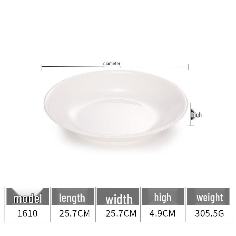 Melamine Round Bone Dish