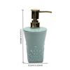 1PCS Fashion Stained Carved Liquid Soap Dispenser Bathroom Sanitizer Bottle Hand Pump Emulsion Shampoo Bath Shower Gel Press