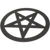 Carved Wooden Altar Pentacle Decoration Premium Wood Religious Ritual Sacrifice Tray Retro Style Altar Ornament Wooden Carving
