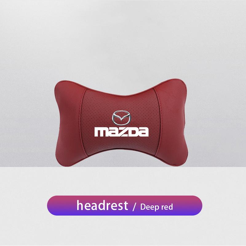 Car Seat Neck Pillow Lumbar Back Support Car Headrest Cushion For Mazda Atenza CX7 GL 6 5 CX9 CX5 2 3 CX3 Demio Axela CX30 MX5