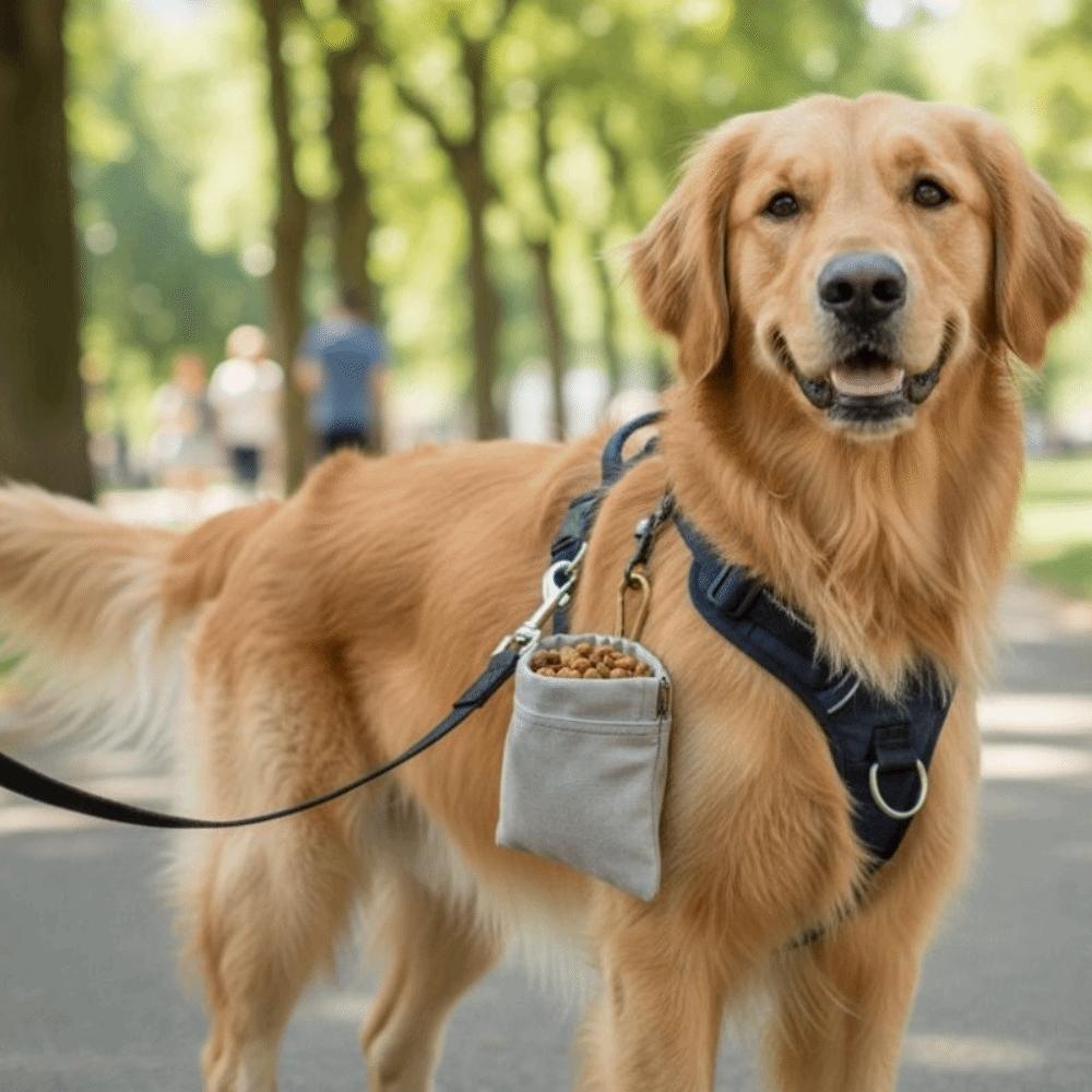 Stain-resistant Dog Training Snack Bag With Carabiner Walking Dog Snack Bag Pet Store