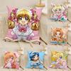 Mermaid Melody Pichi Pichi Pitch Pillow Case Natural Linen Double-Sided Printing Sofa Home Decor Cushion Cover