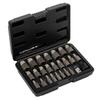27Pcs Screw Extractor Set Hex Head Hand Multi Spline Bolt Extractor Kit Easy Out Broken Bolts Screws Extracting Tool for Power