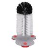 Suction Wall Glass Brush Nylon Plastic Hands Free Cup Cleaning Brush with Suction for Red Wine Glass Goblet