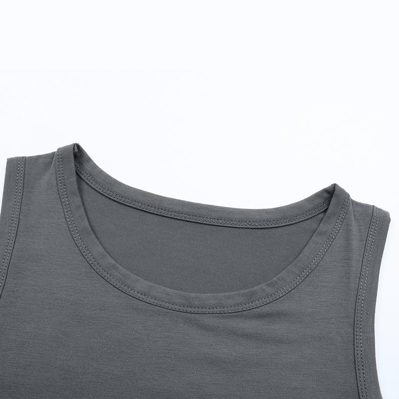 TikTok Trendy European Summer Sleeveless Camisole - Women's Casual Basic Solid Color Versatile Top