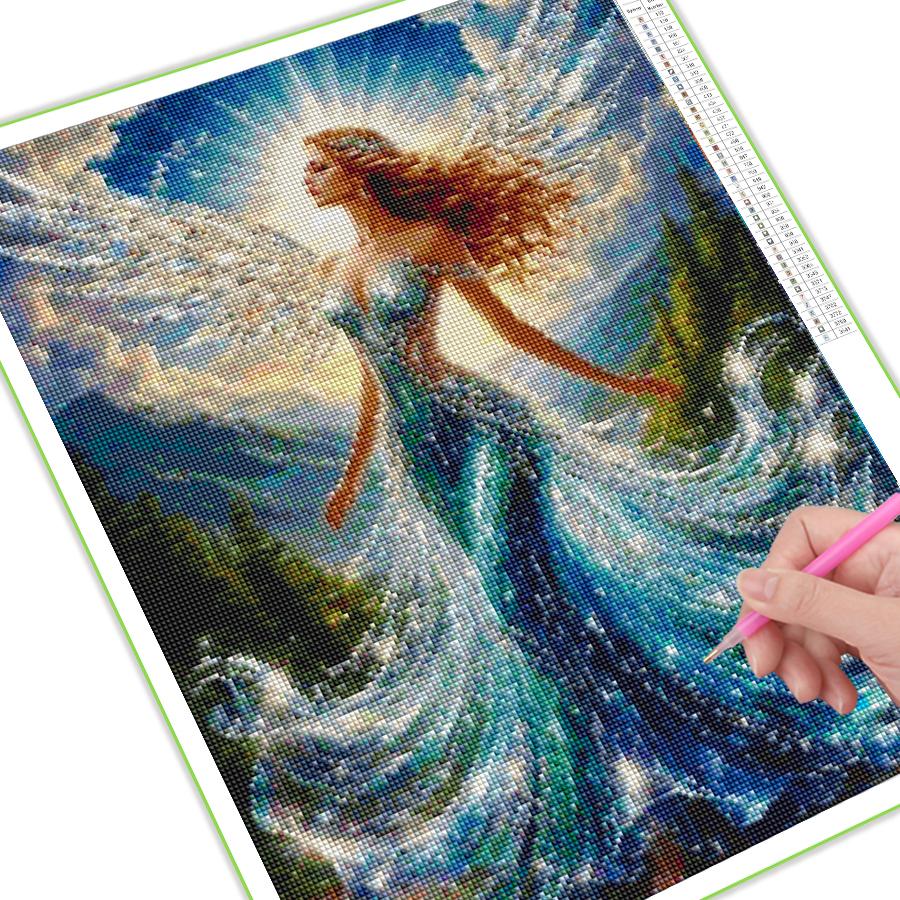 Diamond Painting New Collection Sexy Woman Diy Full Rhinestone Embroidery Fairy Mosaic Cross Stitch Kits Wall Decor