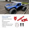 RC Steering Assembly Aluminum Alloy Upgrade Parts for   E   VXL Summit 1Celsius16 RC Cars