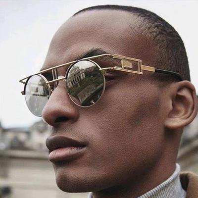 Modne Metalowe Oprawki Vintage Steampunk Okulary Unisex Gotyckie Okrągłe Okulary Retro Akcesoria Modowe