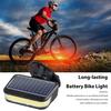 Luz trasera solar para bicicleta, ajustable, recargable, para bicicleta de montaña, resistente al agua, 30 lúmenes, luz trasera de advertencia para bicicleta de carretera nocturna