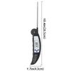 Kitchen Food Thermometer Foldable Probe BBQ Grill Oven Temperature Measurement Tool, Suitable for Meat Water Milk Cooking