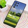 Golf Course Field Silicone Phone Case For Samsung Galaxy Note 10 Pro S26 S25 S24 S23 S22 S21 Plus S25Ultra Capa Cover