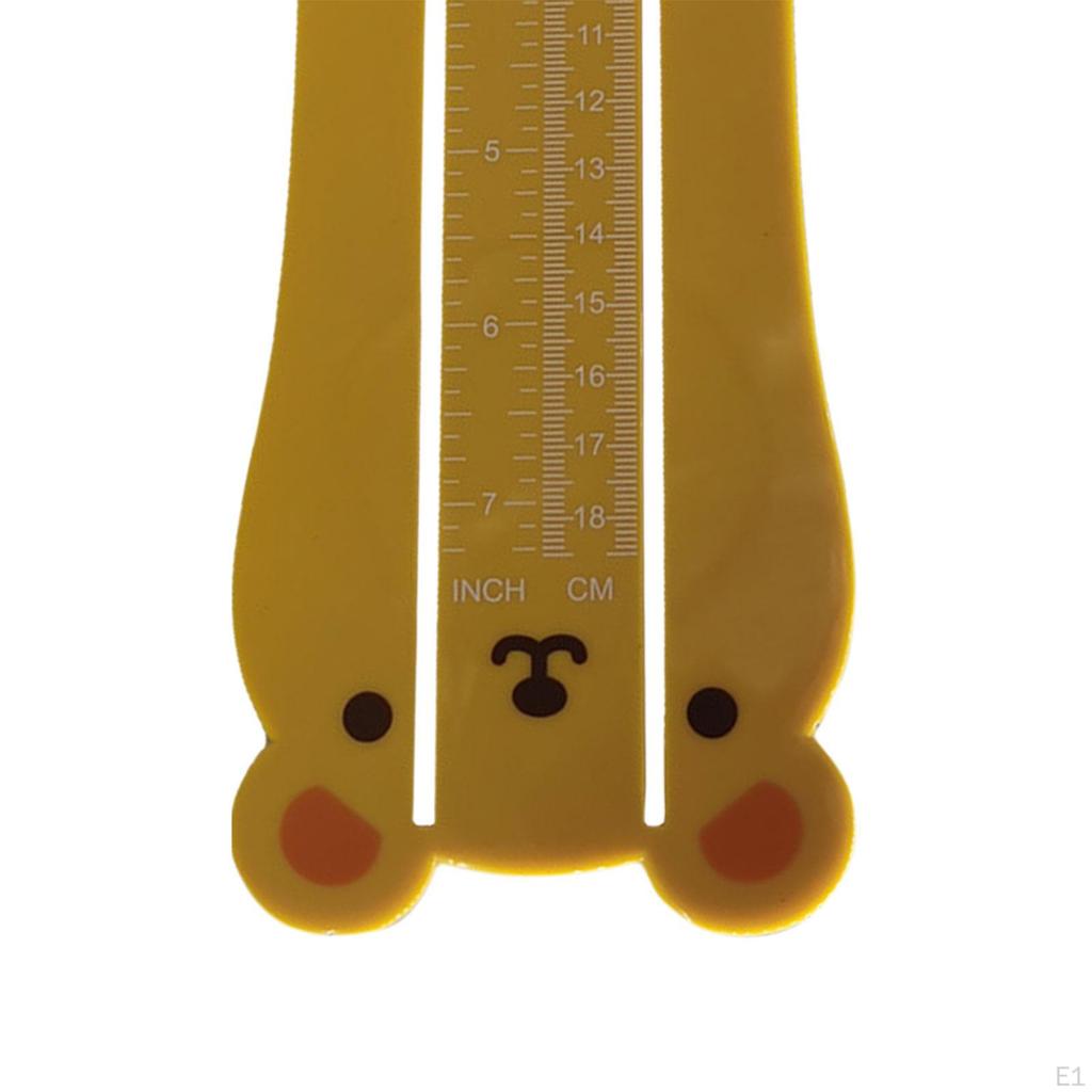Adorable Animal Foot Measuring Tool for Precise Shoe Size Determination