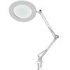 10X Vergrootglas met LED-licht Flexibele Arm Helderheid   3 Kleuren Werkbanklamp met Clip