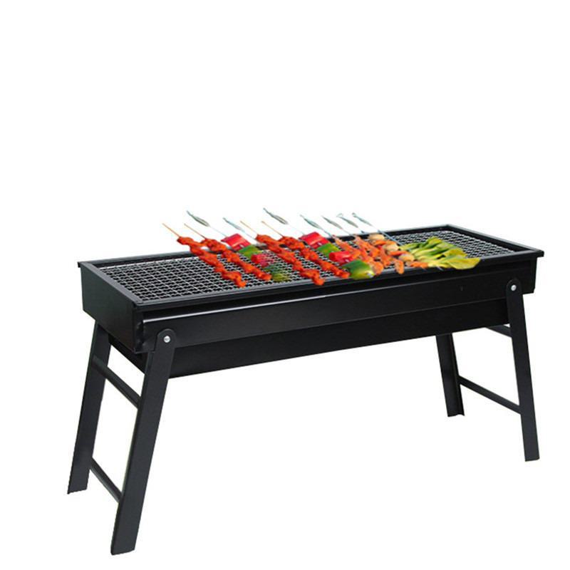 Portable Smokeless Outdoor Folding Charcoal Barbecue Grill for Home and Garden