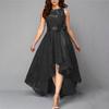 Vestido feminino renda patchwork lrregular design vestido de festa vestido de noite