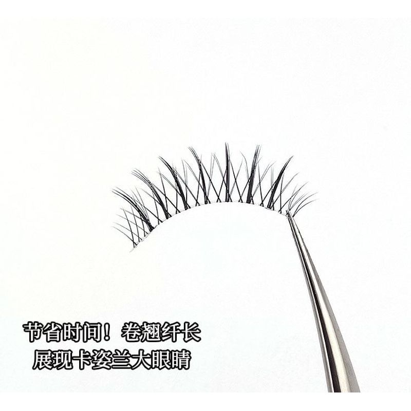 Lashie - Set of 5 Pairs: Criss Cross Clear Band False Eyelashes