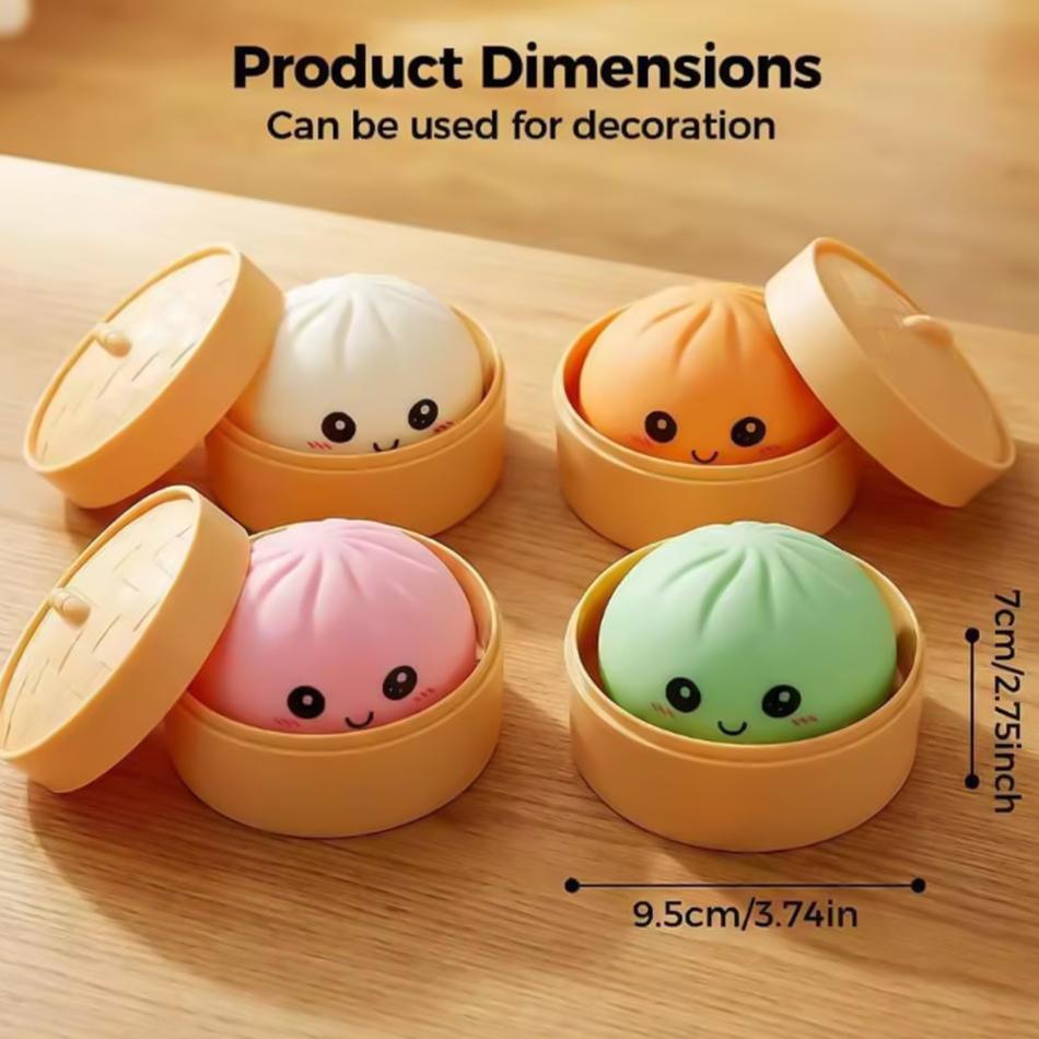 Barevné knedlíkové squishy stresové míčky Znovupoužitelné Nízký odskok Dekompresní hračky Těstová koule Jedinečná domácí dekorace Dárky