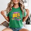 Unisexs Vintage 80s T Shirt Retro 1980 Party Outs Vibrant Print Tee