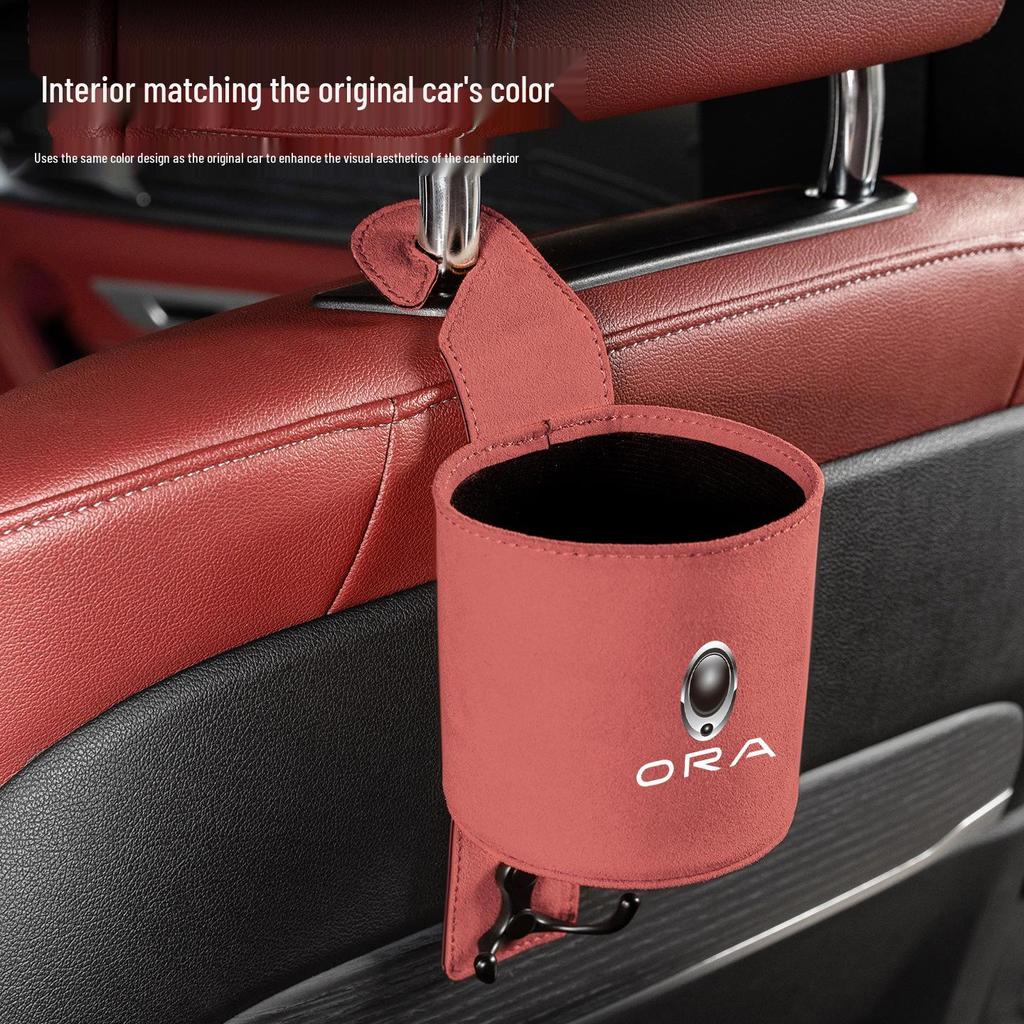 Porte-gobelet de voiture ORA: Compatible avec Chat Bon, Chat Ballet, Chat Blanc, Chat Noir; Comprend Porte-gobelet et Crochet pour sac de dossier de siège auto.