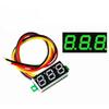 0.28Ultra-Small Digital Voltmeter Digital Display Adjustable Three LineDC0-100V Battery Voltage Meter