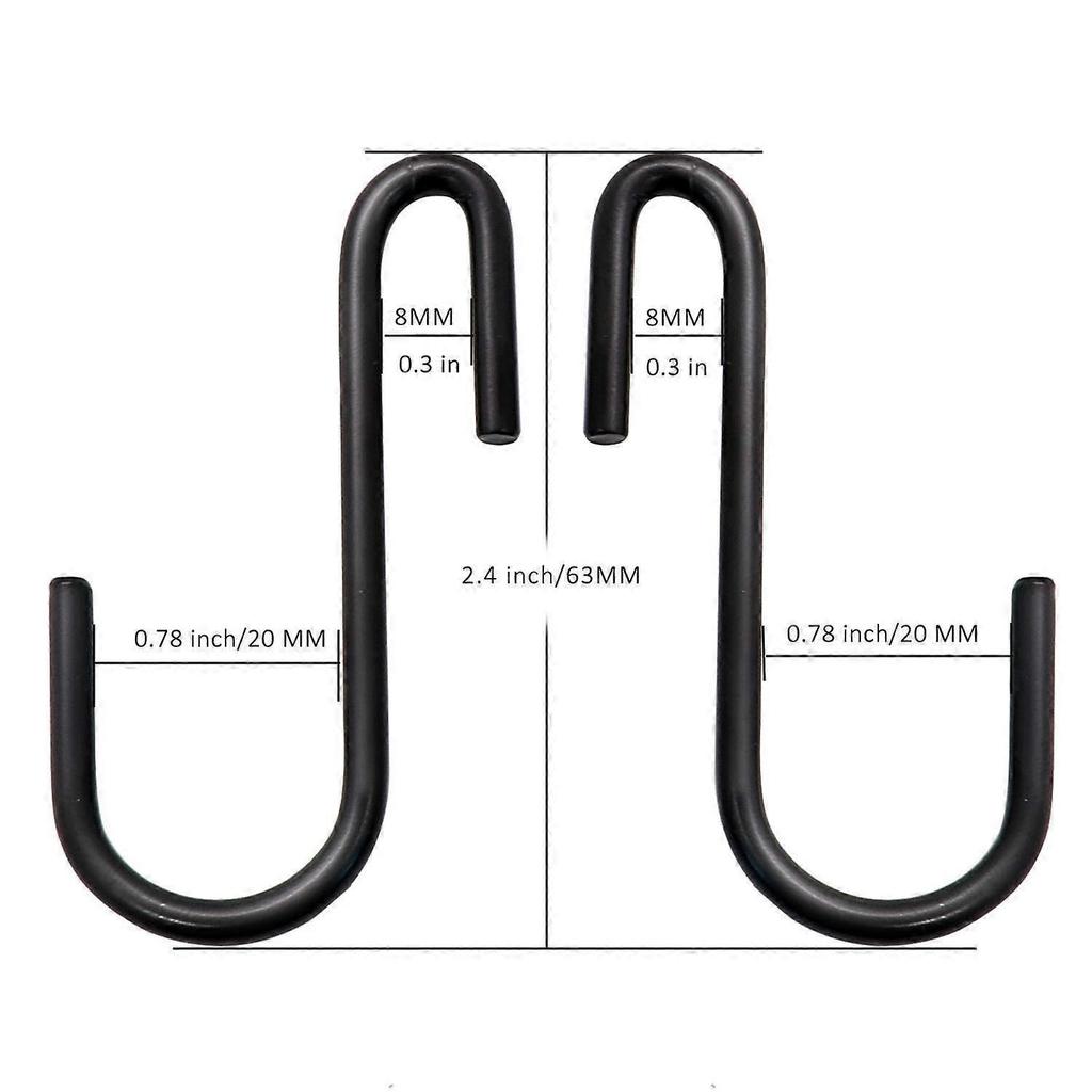 20pcs Heavy Duty S Hooks Hanging Hangers Hooks for Kitchen,Bathroom