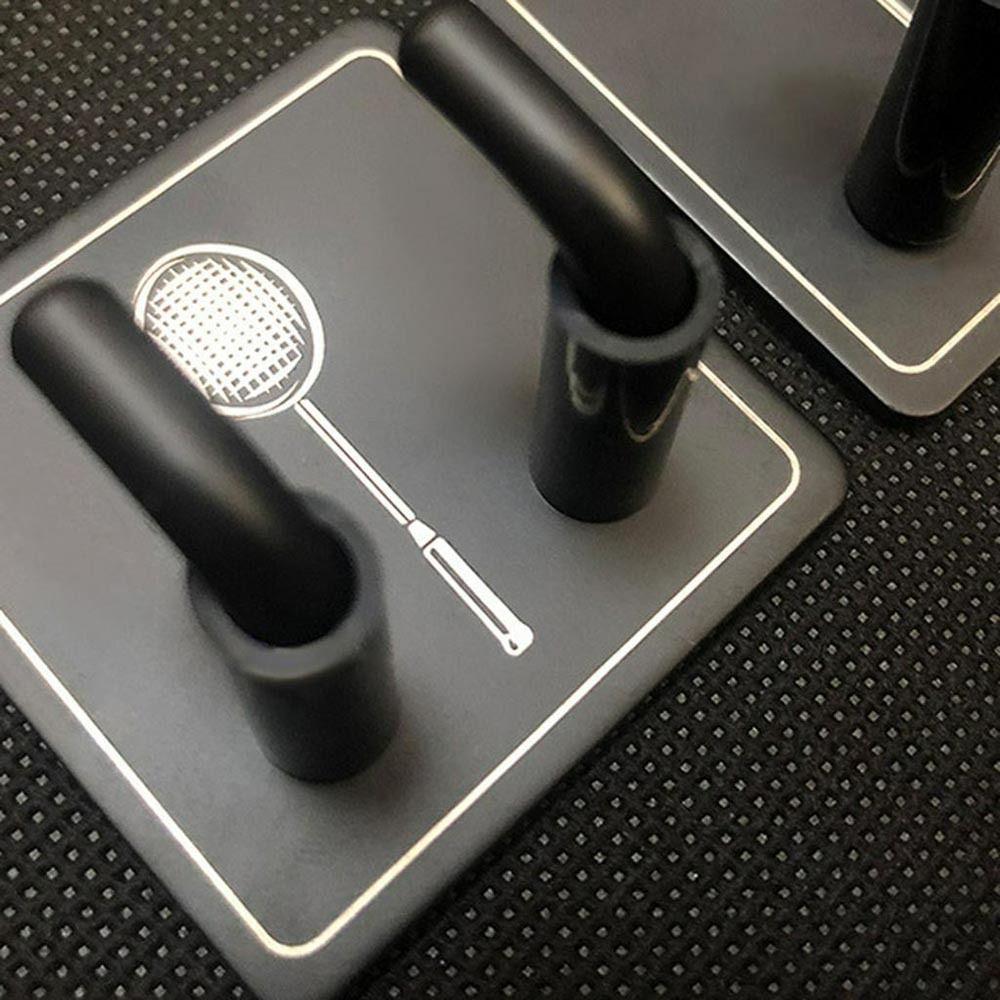 1Pcs Stainless Steel Wall Hook Storage Rack Racket Hanger Durable Tennis Racket Holder