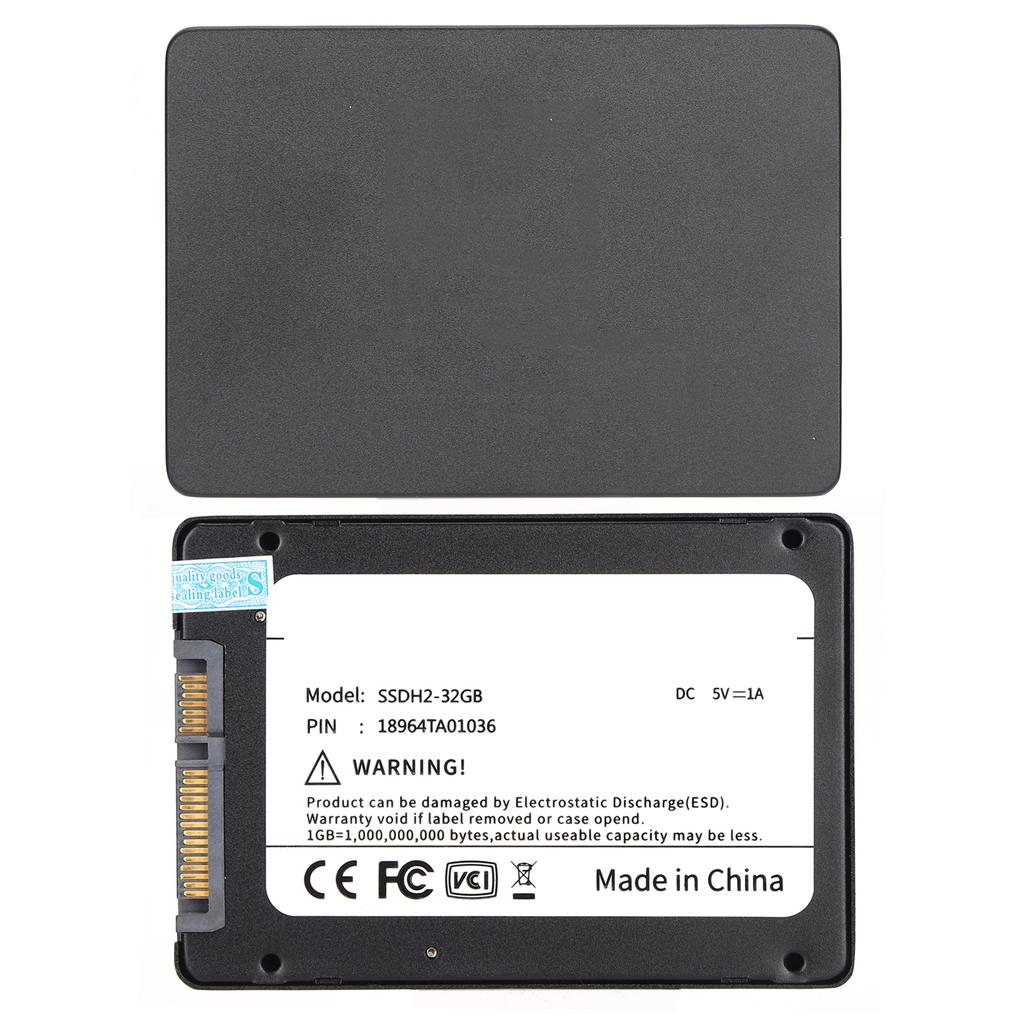 Hsthe Sea 2.5inch SSD Black High Speed Metal Hard Drive for Desktop Computer Laptops PC