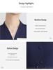 Women's Black Short-Sleeved Suit Set – Summer Lightweight Uniform for Hotel Receptionists, Sales Offices & Jewelry Stores