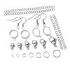 Acier Inoxydable 316 de Haute Qualité DIY Fabrication de Bijoux Apprêts Crochets pour Collier Boucles d'Oreilles / Anneaux de Jonction / Fermoir Mousqueton Accessoires de Loisirs Créatifs
