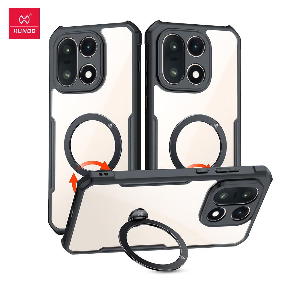 Xundd for OnePlus 15 13 13R 12 Case,Airbag Shockproof Back Transparent Phone Cover with Camera Protection,Acrylic+TPU Hybrid