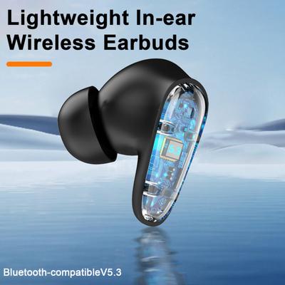 Słuchawki bezprzewodowe z technologią Bluetooth, redukcja szumów, wodoodporne, ultralekkie, ładowalne, wygodne, dokanałowe