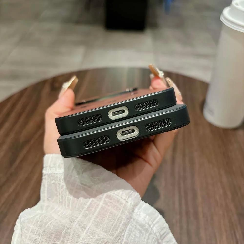 For Magsafe Leather Shockproof Phone Cases For 17 16 15 14 13 12 11 Pro Max 16e Plus Air Magnetic Wireless Charge Cover