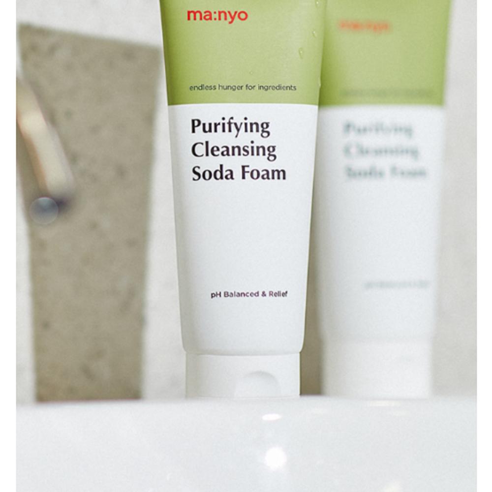 Manyo Factory Purifying Cleansing Soda Foam 150ml – Deep Pore Cleansing & Sebum Control, Korean