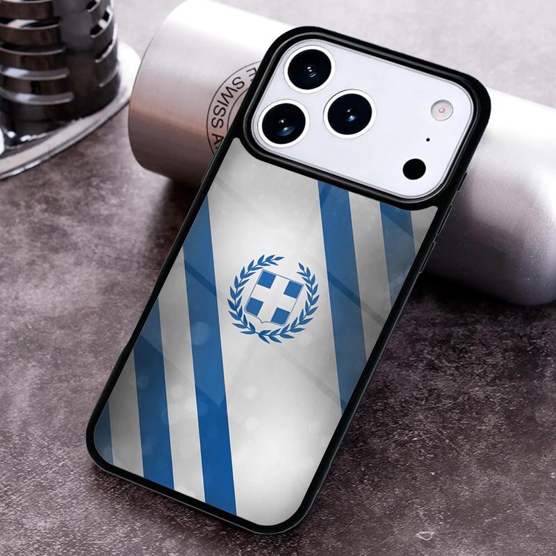 Greece Greek Flag soft Phone Case for iPhone 17 16 15 Pro Max Air 14 13 12 11 Plus Shockproof Cover