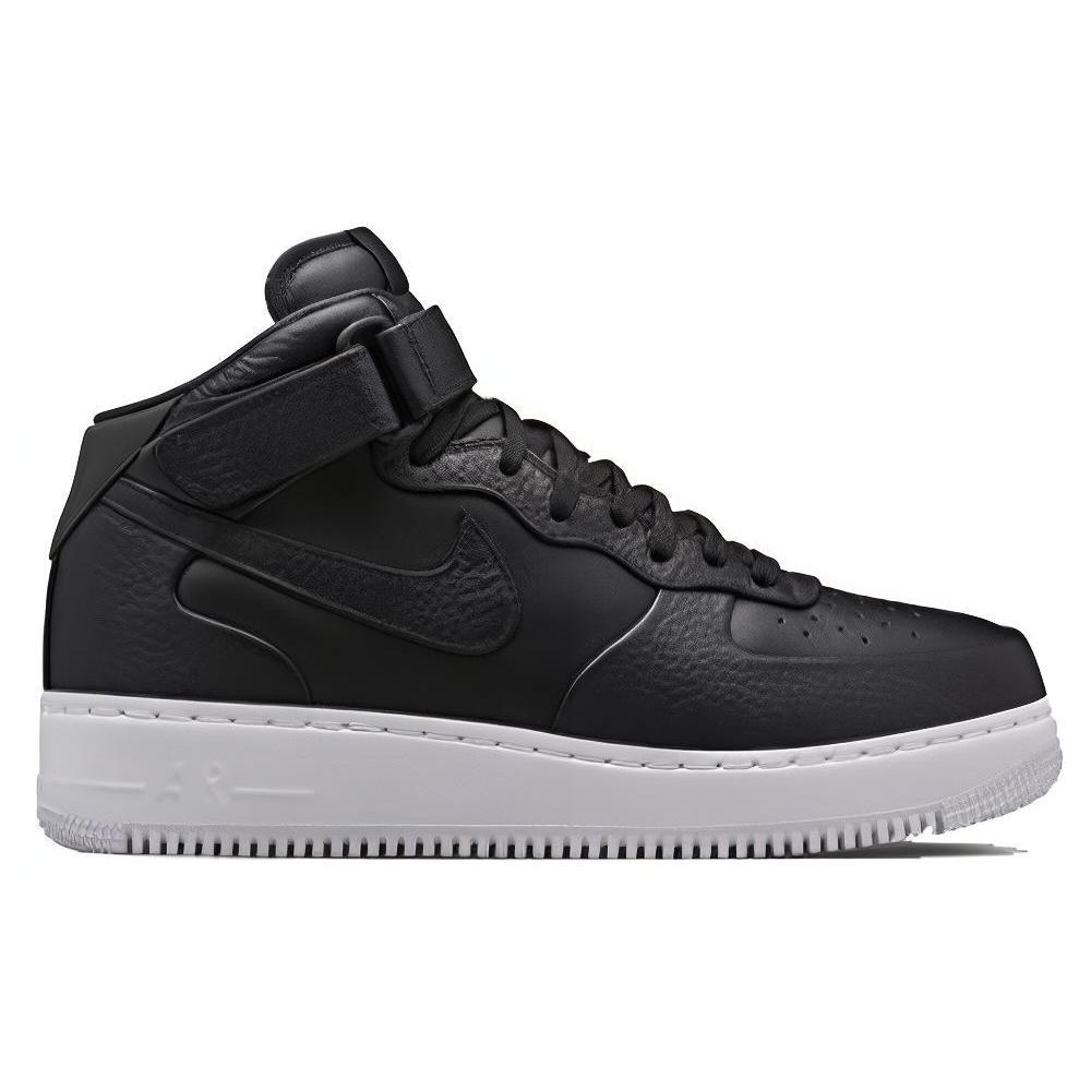 New Nike Air Force 1 Mid NikeLab Black 819677-002